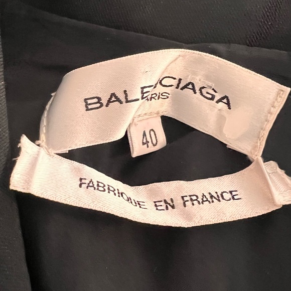Balenciaga Elegant Black crop Jacket - Picture 7 of 9